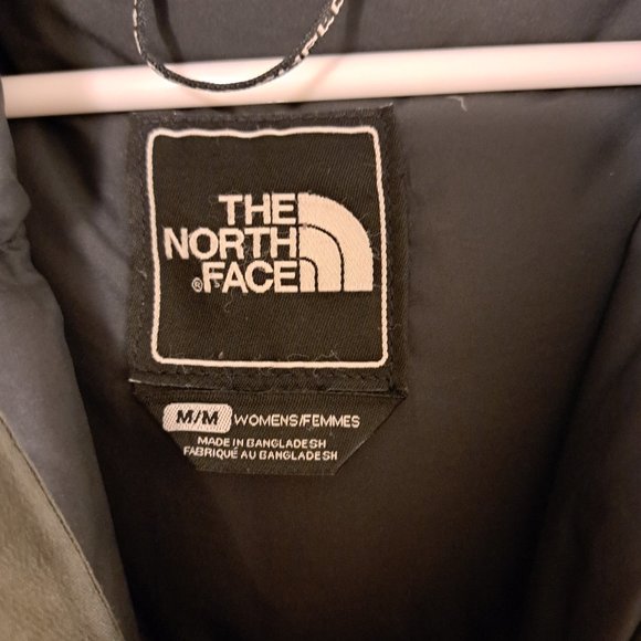 Womens The North Face Parka Size Medium Dark Green - Picture 3 of 3